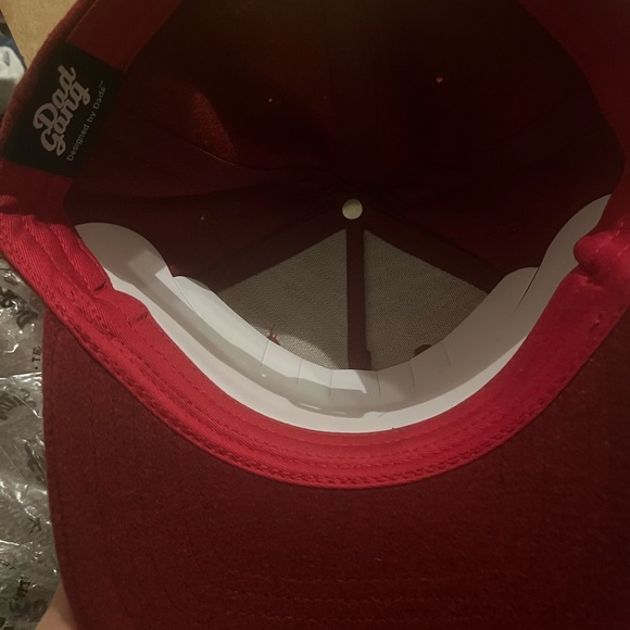Dad Gang Maroon Wool Baseball Cap - Picture 3 of 5